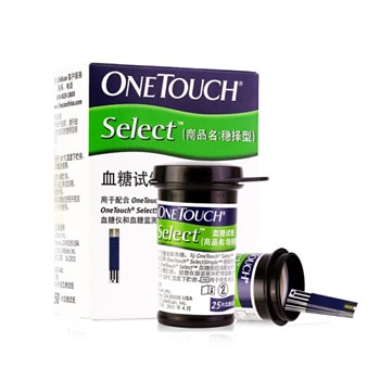 强生 稳捷血糖试纸50片 稳择易型 适用于稳择易型血糖仪