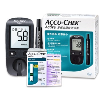 罗氏 家用血糖仪 活力型（内附25片试纸+25支采血针）