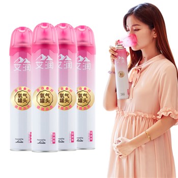 艾润 氧气瓶（面罩式）孕康氧 4瓶礼盒装 大瓶