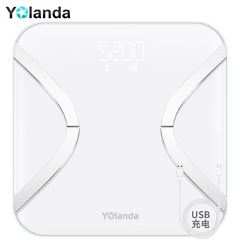 Yolanda 体脂秤（mini充电款）蓝牙APP控制