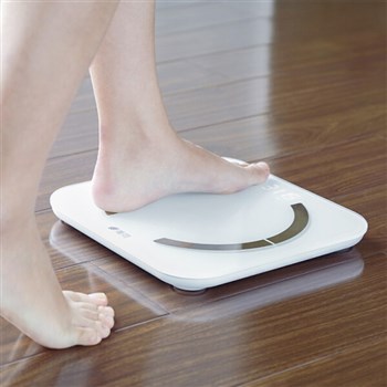 薄荷 体脂秤 Mini白色 16项身体数据 蓝牙连接APP