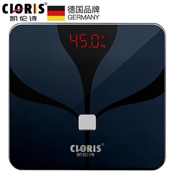 凯伦诗 体脂秤（黑色）智能精准测量 连接蓝牙小程序 