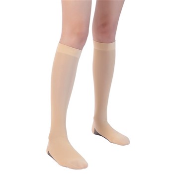 舒尔美 静脉曲张袜（中筒）M中号肉色包趾薄款