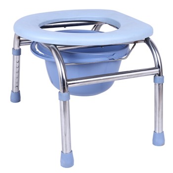 优跃 坐便椅 高度可调节带便桶