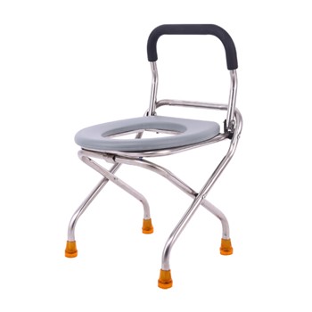 长路寿桥 可折叠不锈钢坐便椅 LQ-2
