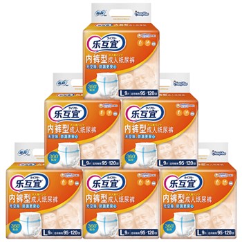 尤妮佳 乐互宜 安心舒薄拉拉裤 内裤型纸尿裤 大号L 54片(箱装)